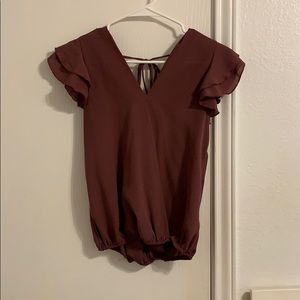 Mauve blouse
